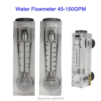 

45GPM 60GPM 100GPM 150GPM BSPT Flowmeter Water Rotameter Liqiud Flow Meter Water Measurement Flow Tools With Regulator LZM-50T