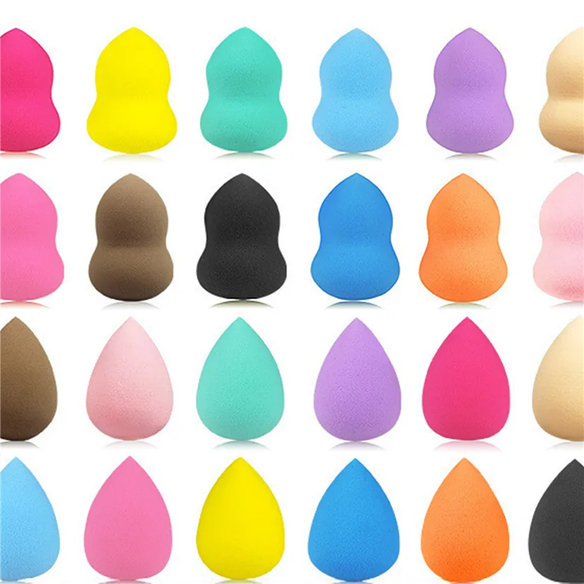 

5pcs/bag Lady Makeup Foundation Sponge Gourd/water drop Cosmetic Puff Flawless Powder Smooth Beauty Make Up Tools set kits