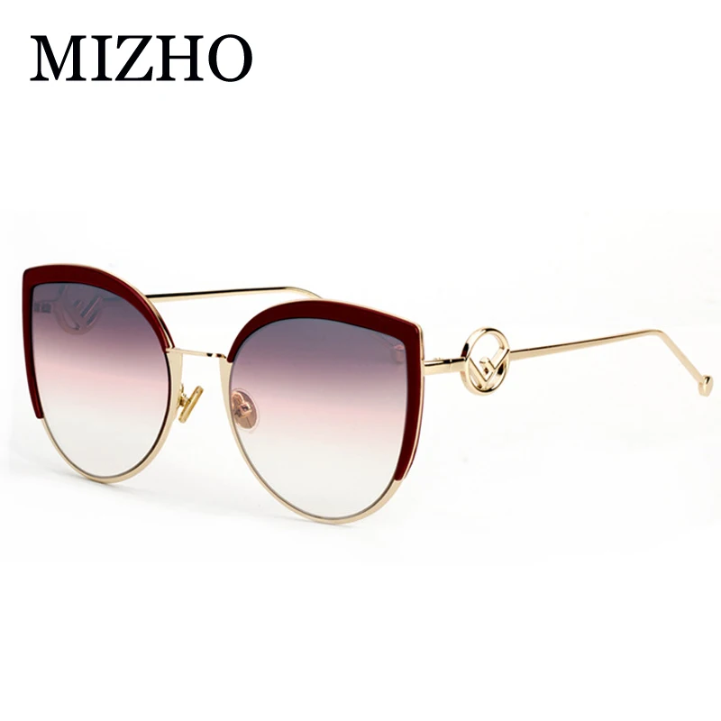 

MIZHO Fashion 2020 Gradient Star Clear Sunglasses Women High Quality Retro Brand Design Cateye Sun Glasses Ladies Celebrity