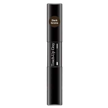 

7ml Brushes Gray Coloring Single Use Root Coverage Easy Apply Soft Hair Dye Pen Styling Double Head Temporary Instant Dark DIY