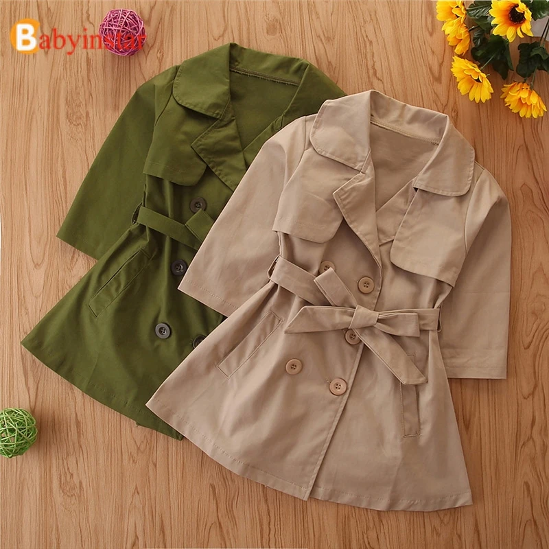 

Babyinstar 3-7 Y Autumn Jacket For Girls Trench Coat Baby Winter Clothes Girl Kid Jackets Coats Children Jackets Baby Clothes