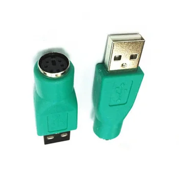 

PS2 Female To USB Male Connectors Converter USB Type A Accessories For Keyboard