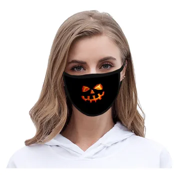 

079 Adult Fashion Halloween Print Face Masks Dustproof Windproof Washable Masks Reuse Anti Pollution Mask cubre bocas lavable