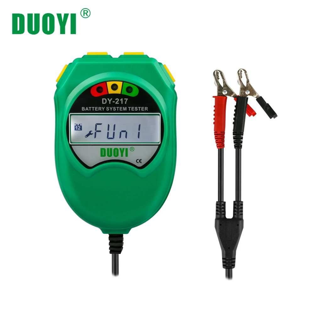 Тестер Аккумуляторов DUOYI DY217 9 18 в 6 12 В анализатор состояния здоровья