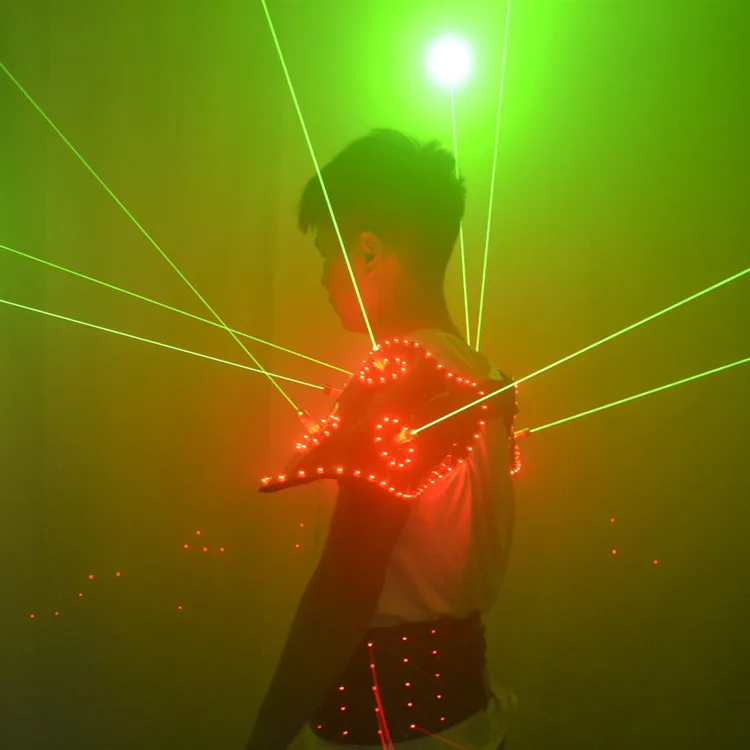 

LED waistband luminous clothing Laser armor laser waistcoat bar costume nightclubdj singer stage performance wear