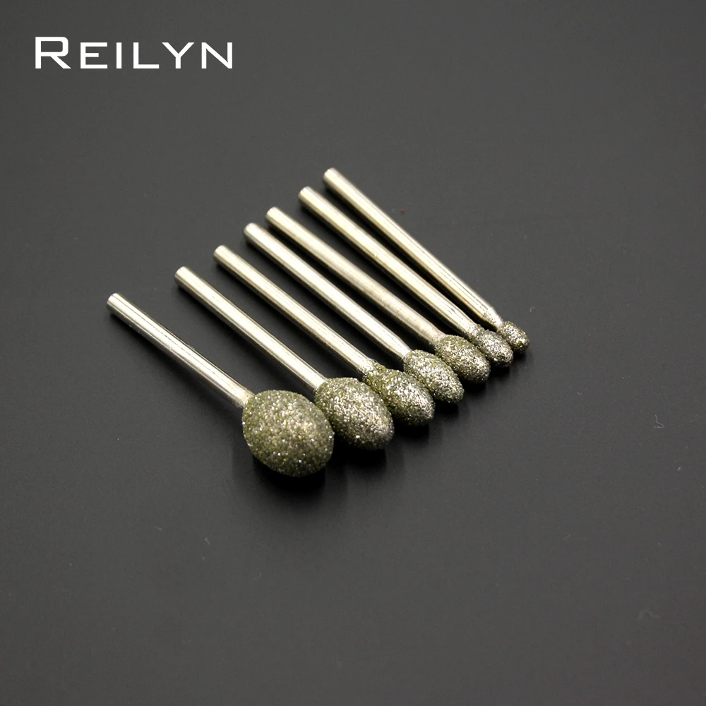 5pcs Grinding Burrs Course Grained G Type 4/5/6/8/10mm Diamond Bits