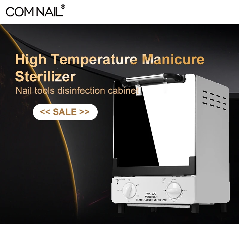 

Nail Sterilizer 12L Big Capacity Disinfection Box Nipper Tweezers Metal Tools High Temperature Box Nail Salon Manicure Machine