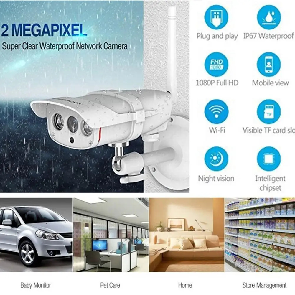 Vstarcam C16S HD 1080P Wifi ip-камера беспроводная водонепроницаемая уличная камера беспроводная IR-Cut домашняя IP камера видеонаблюдения