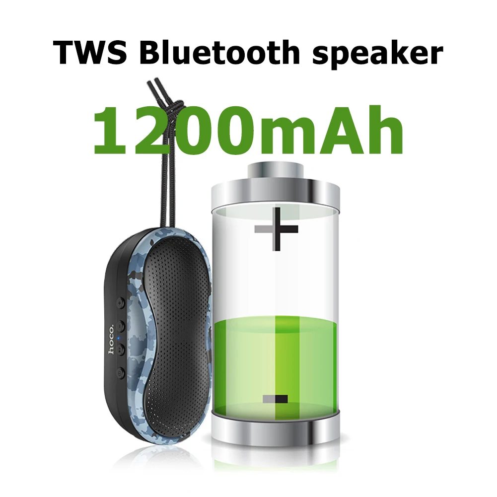 Bluetooth Колонка HOCO BS36 портативная 1200 мА ч 8 часов|Портативные колонки| |