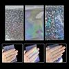 20pcs Broken Gemstone Glass Little Stars Laser Flashing Card Film Holographic Idol Photo Card Sleeves Tarot Super Card Protector 1