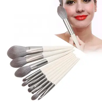 

10pcs of Set Portable Highlight Eye Shadow Brush Loose Powder Cosmetic Brush Makeup Tool