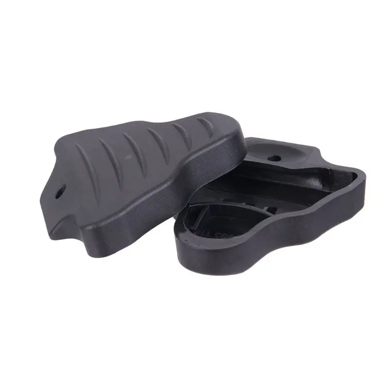 A Pair Road Bike Pedal Shoe Cleat Cover Protector Black SPD-SL Supplies