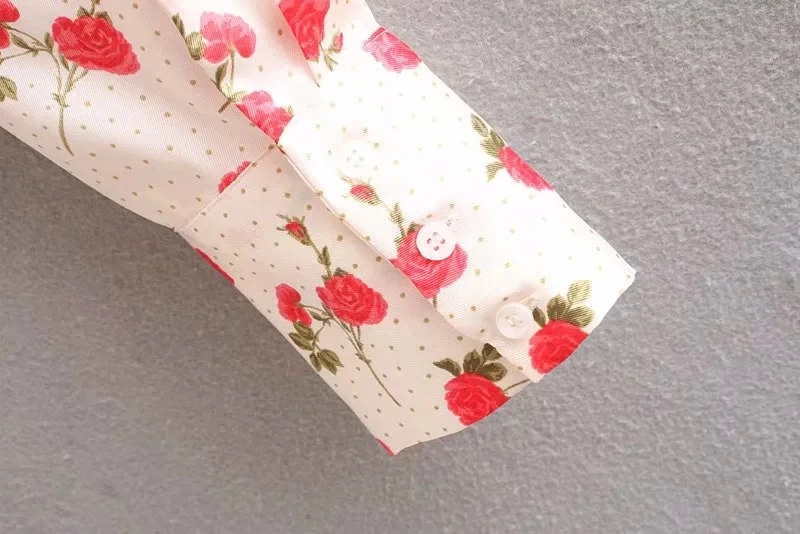 blusas mujer de moda, английский стиль, цветочный принт, пышные рукава, Короткое Кимоно, блузка для женщин, женские топы и блузки
