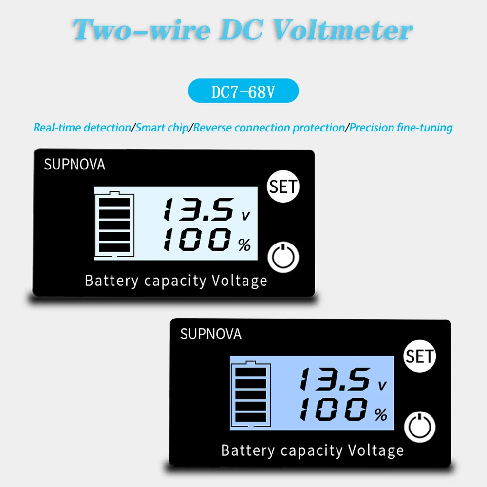 ͸ 뷮 ǥñ, DC 7V-68V,  Ƭ LiFePO4 ڵ  а  , 12V, 24V, 48V