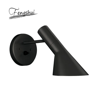 

Nordic Lamp LED Wall Lights LOFT Modern Design Black White Sconce Replica Lamp Hanging Lamp Wall Lamp Bedroom Indoor Decorations