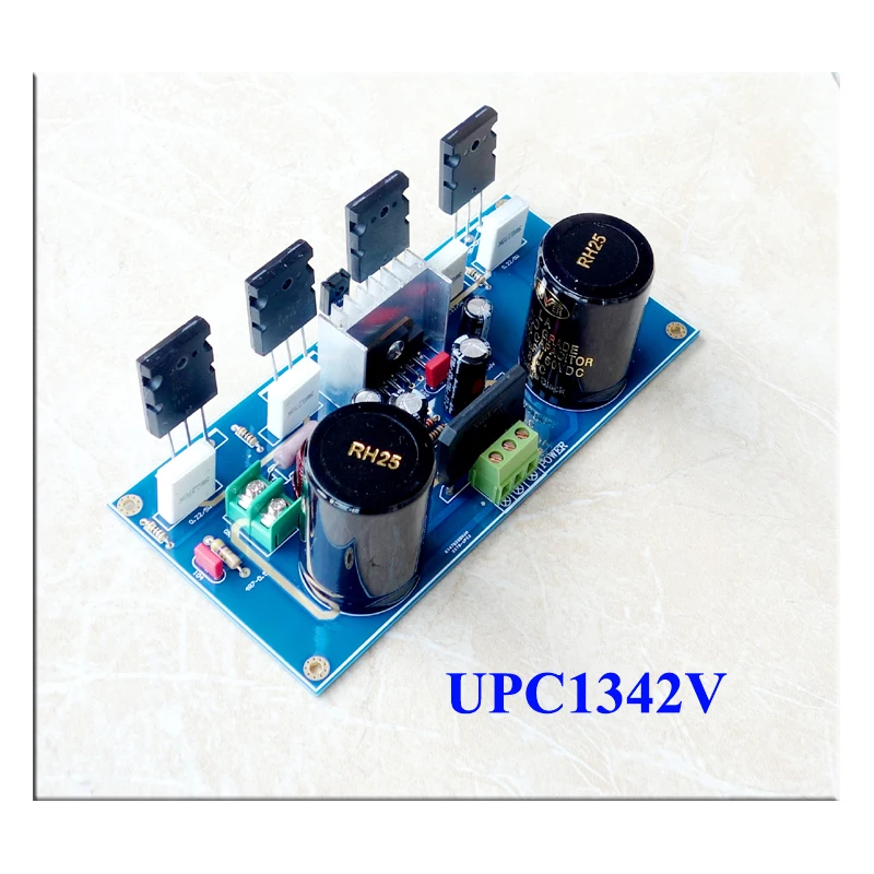 

KYYSLB Double AC18~36V A7 UPC1342V 220w*2 Dual Mono Split Amplifier Board 2SC5200 2SA1943 2 Pairs Super LM3886 Amplifier Board