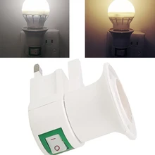 Долговечная лампа-конвертер E27 лампа с выключателем премиум-класса светильник в розетку адаптер Светодиодный светильник сменный аксессуар UK Plug