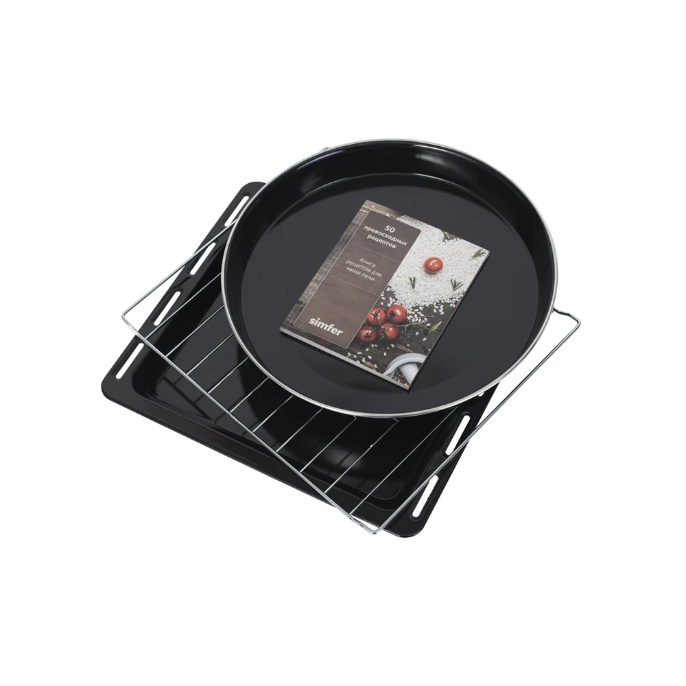 Мини печь электрическая Simfer M4242 компактная плита с двумя конфорками регулировка