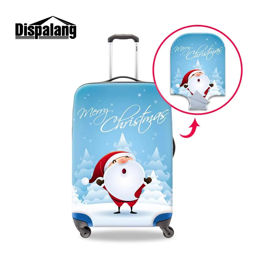 Индивидуальные защитные чехлы для багажа, аксессуары для путешествий, высококачественный чехол с рождественской елкой, устойчивый к царапинам - Цвет: Design9