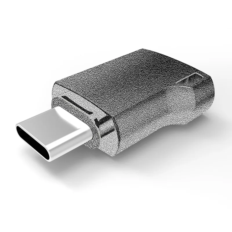For Lightning Pin to Type C USB-C Alloy Converter Charging Type-C Connector Phone Adapter For iPhone Huawei P30 Xiaomi