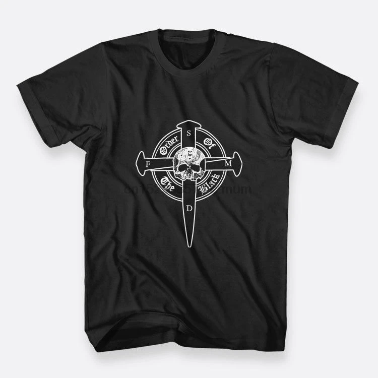Орден чёрного бренда society Heavy Metal черная футболка S-3XL Мужская Новая модная мужская