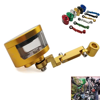 

For Suzuki GT550 SV1000 sv 1000 650 SV650 SFV650 Motorcycle accessories Brake Fluid oil Reservoir Cup tank +support bracket