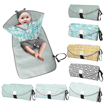 

1Pcs 3-in-1 Multifuctional Baby Changing Mat Waterproof Portable Infant Napping Changing Pads Travel Outdoor Baby Diaper Bag