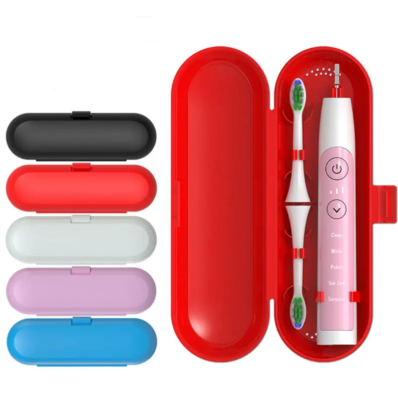 Soporte portátil para cepillos de dientes, accesorios de baño, caja de cepillo de dientes eléctrico, caja de almacenamiento de viaje, organizador, 1 ud.