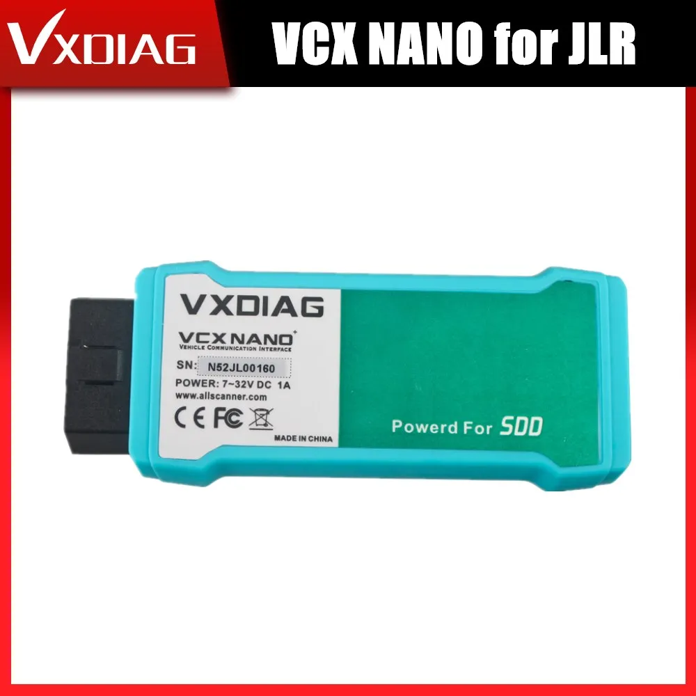 VXDIAG VCX NANO для Land Rover Jaguar программного обеспечения JLR SDD V159 WIFI Версия Поддержка