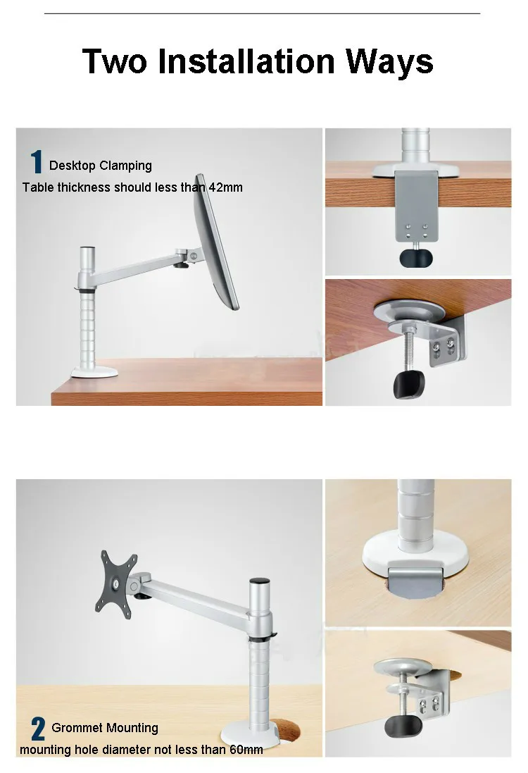 two installation ways