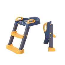 Échelle pliante de 2 couleurs, siège de toilette, Pot avec tabouret réglable, urinoir pour enfants, garçons et filles
