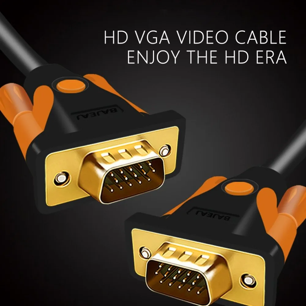 HD Copper 3 + 9VGA Connection Cable Data Computer Television accessories | Электроника