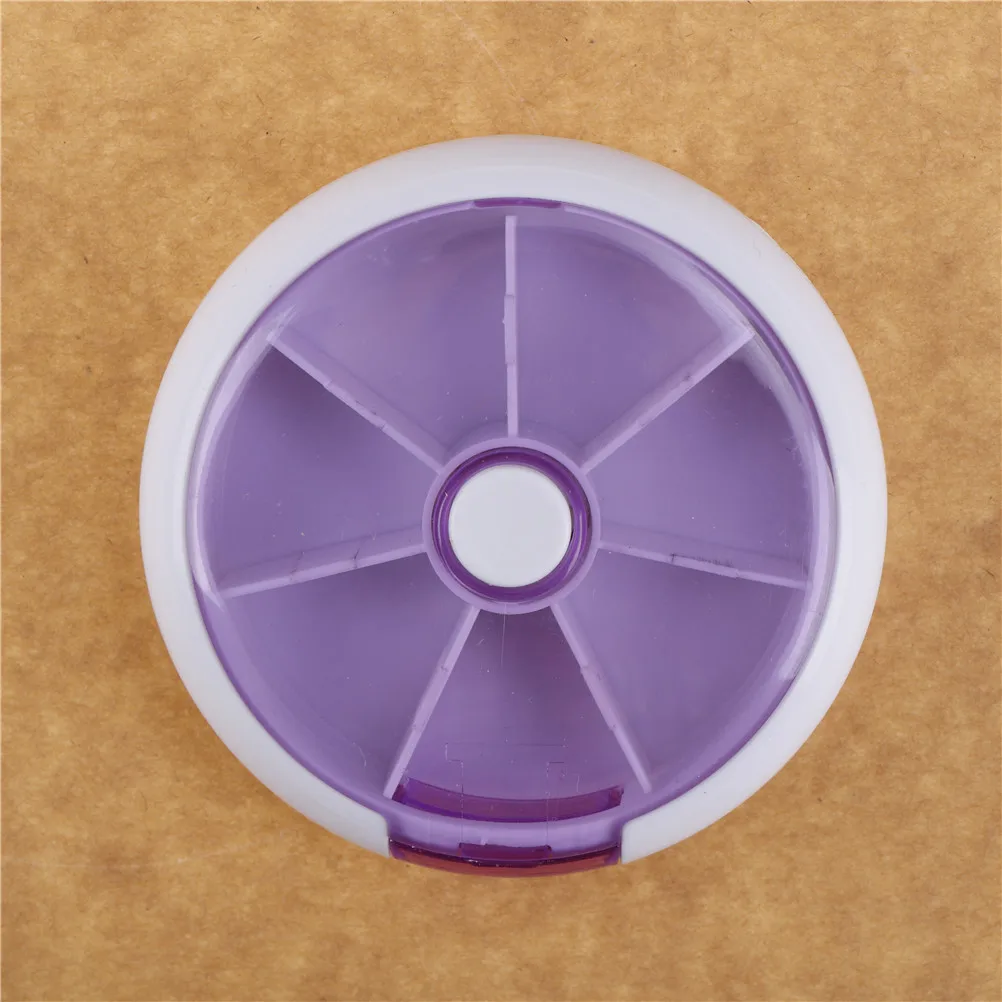 Weekly 7 Days Rotation Rotating Pill box Healthy Medical Travel Pill Case Medicine Box Drugs Pill Container