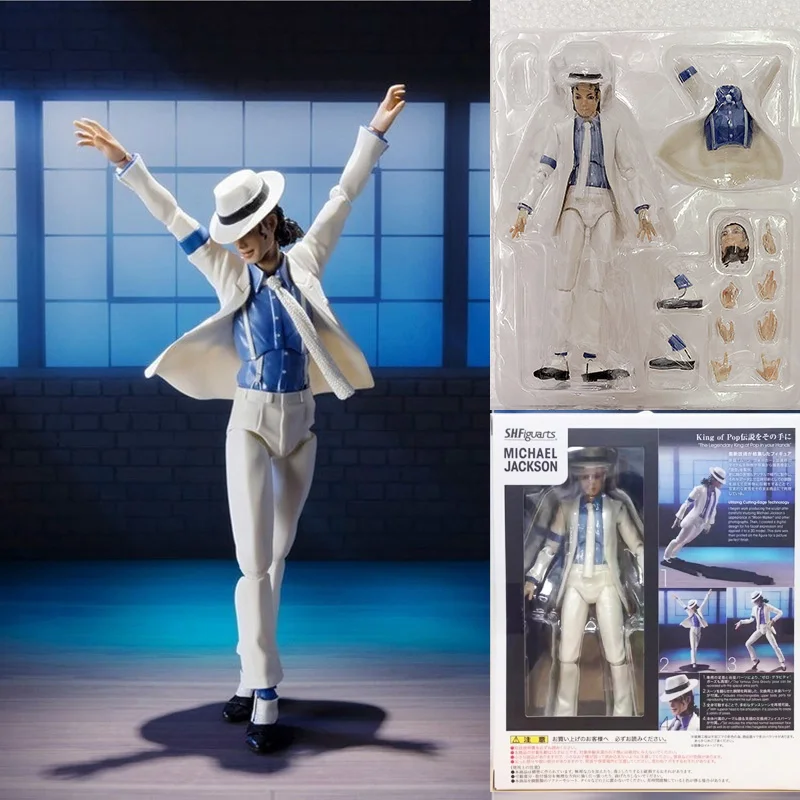 SHF фигурка Майкла Джексона гладкая Коллекционная модель игрушка | Игрушки и хобби