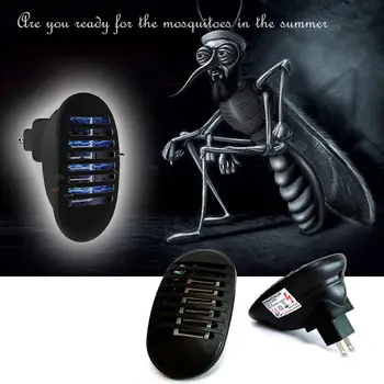 

220V US LED Socket Plug Electronic Mosquito Killer Lamps Mosquito Trap Lights Repellent Fly Bug Insect Killers Zapper Night Lamp