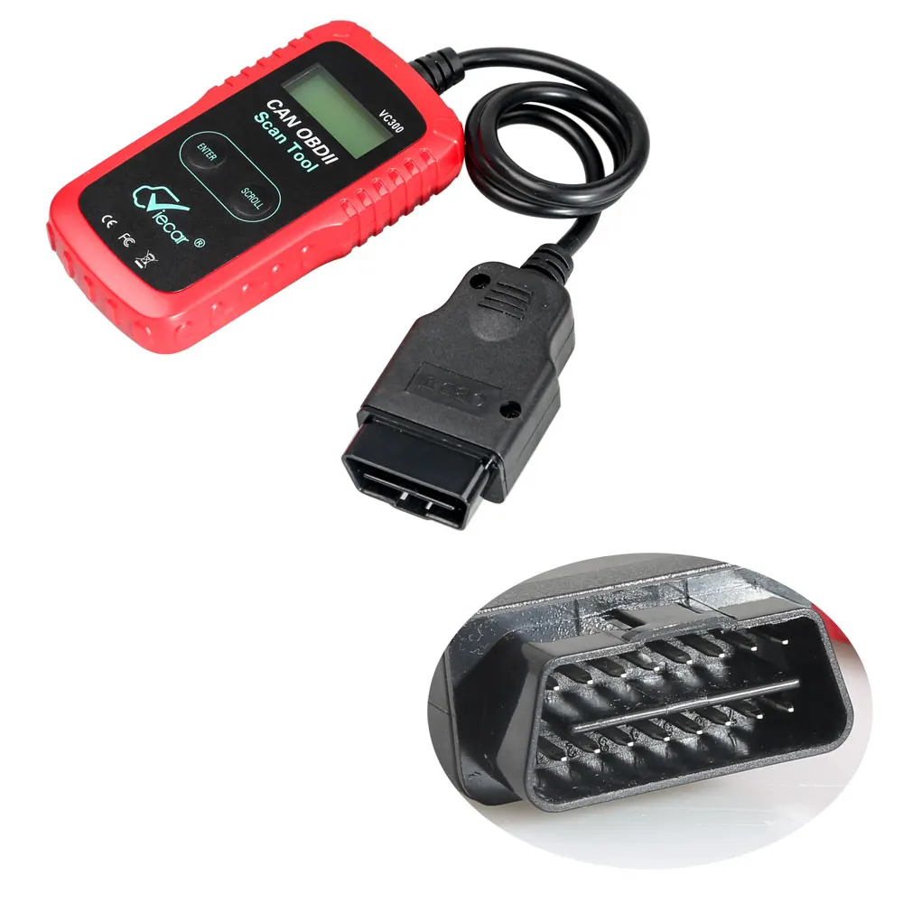 VIECAR CY300 ELM327 OBD2 диагностический сканер VC300 поддержка SAE J1850 протокол