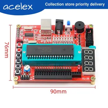 

51 single chip microcomputer small system board/learning board/development board smart car (support AVR)