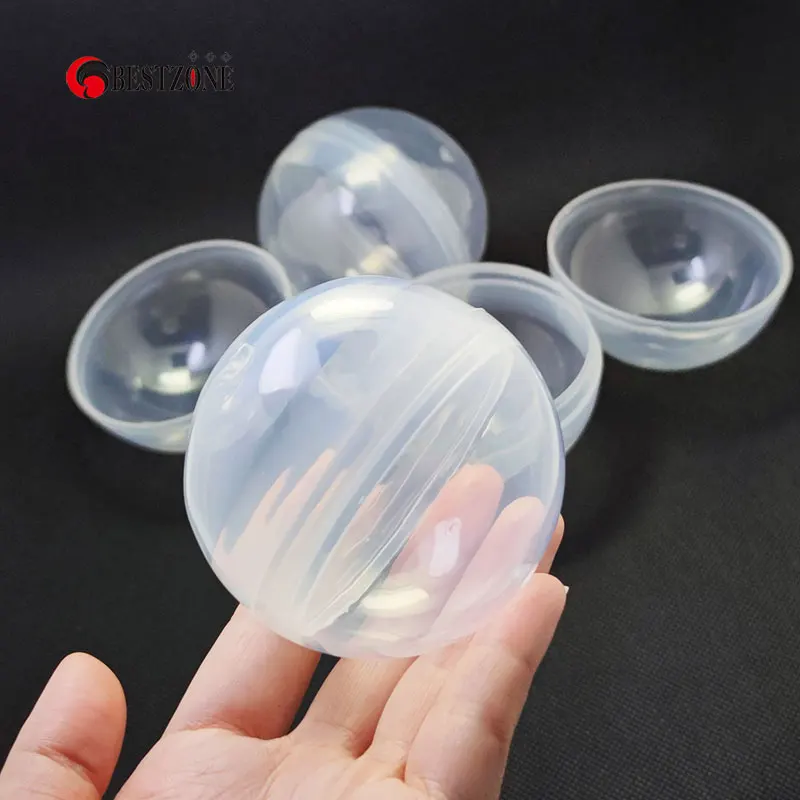 50Pcs 2.6Inch Vending Machine Toy Capsules 65MM Empty Full Transparent  Round Capsules Bulk Gumball Machine Surprise Ball 5