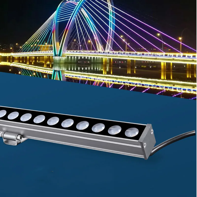 18 Вт 24 36 Светодиодный светильник для стены ландшафтный свет RGB контроллер DMX512 DC24V