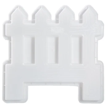 

Concrete Molds Diy Garden Fence Cement Plastic Mold Green Belt Cement Brick Concrete Mold Great for Paving Molds White