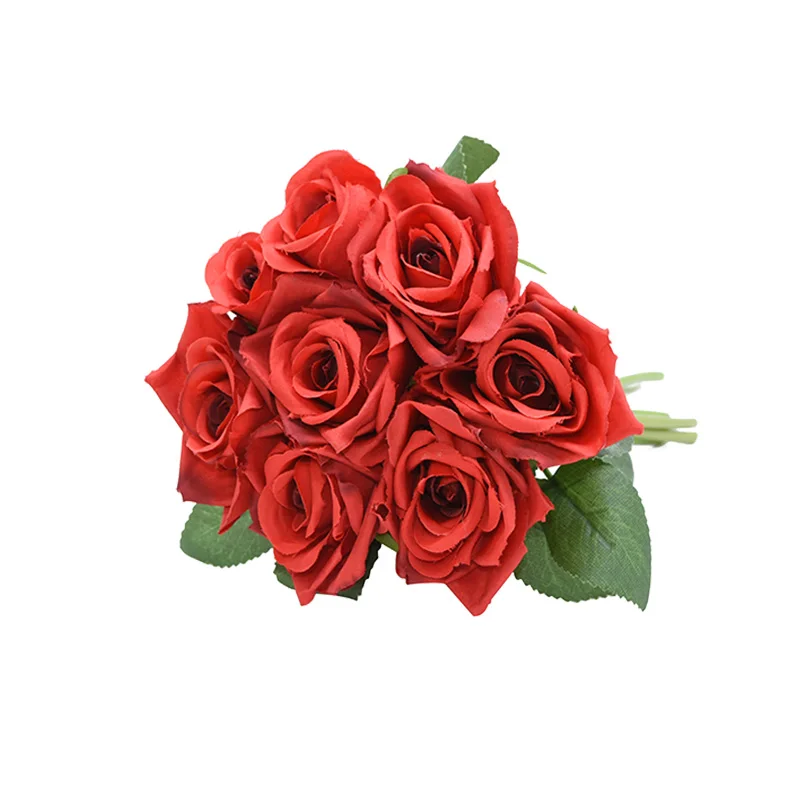 Дешевый искусственный цветок высокого качества поддельный цветок Шелковая Роза искусственная цветок для свадьбы День рождения вечеринки украшения дома