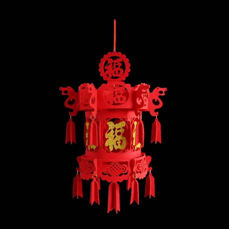 Китайские Красные фонарики для украшения китайский год Китайский Весенний фестиваль Свадьба благословение китайский лампион
