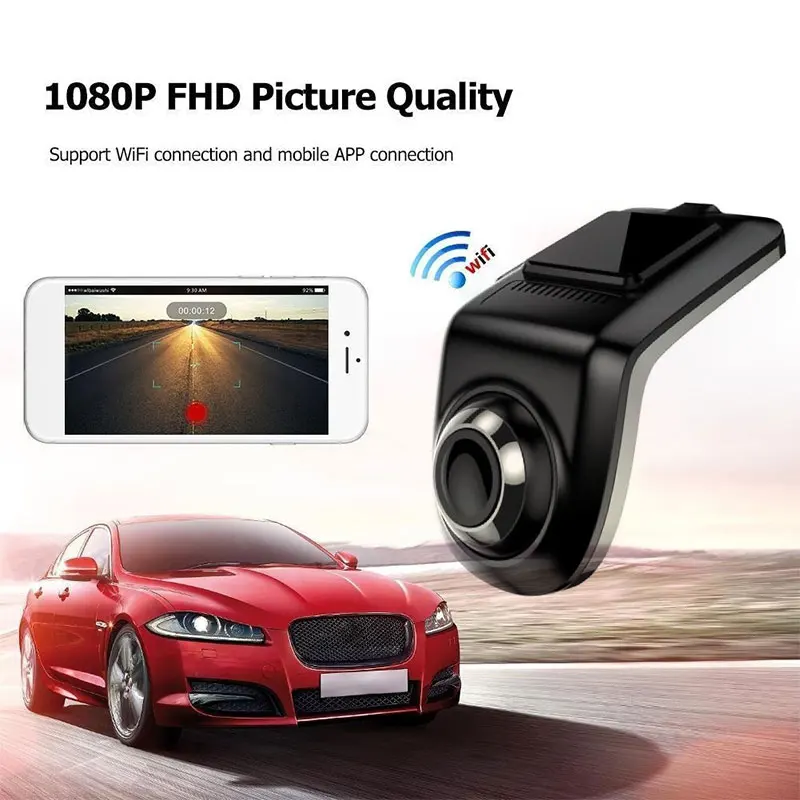 Wifi DVR Dash камера ночного видения потребительский Автомобильный видео рекордер портативный Вождение Парковка Мониторинг вождения рекордер камера