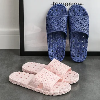 

Summer Fashion Men Massage Slippers Big Size Non-slip Flip Flops For Male 2020 YB090M91