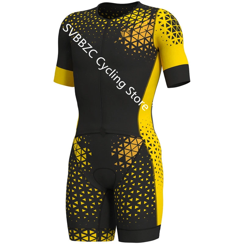 Мужской спортивный костюм для триатлона, спортивная одежда, Ropa Ciclismo Maillot, Быстросохнущий комплект одежды из Джерси для велоспорта