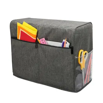 

Sewing Machine Storage Bag Dust Protective Cover Cloth Storage Bag with Pockets for Sewing Machine and Accessories #4O