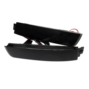 

2Pcs Rear Bumper Reflector LED Brake Light for Nissan Murano Juke Infiniti FX35 Smoked Lens