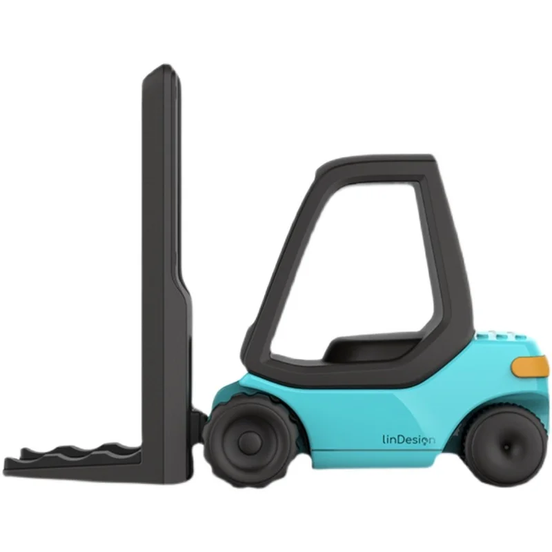 Forklift Desktop Car Mobile Phone Holder Creative Fast Charge Universal Base IPhone Wireless Charger Xiaomi for Redmi Note 11 phone wireless charger