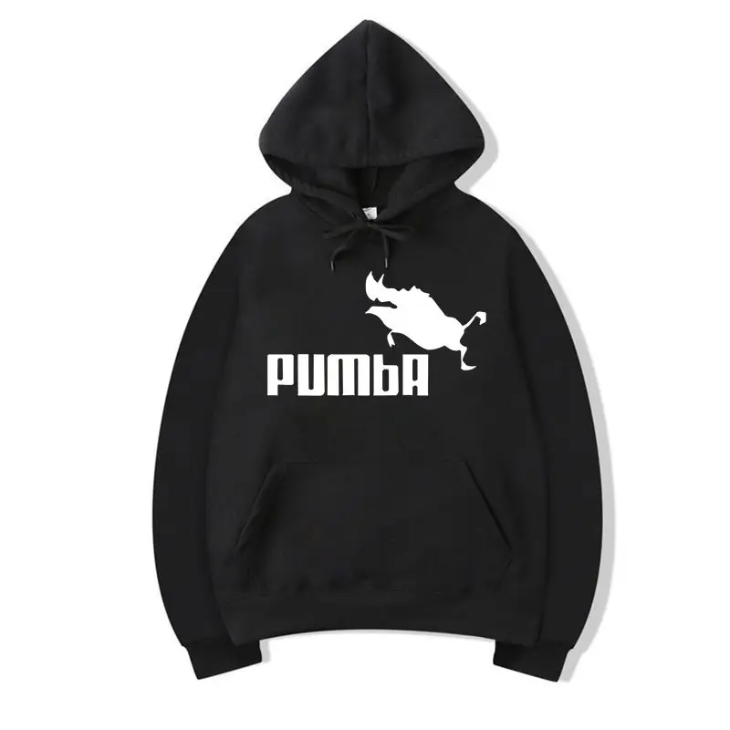 Новинка, Pumba, два предмета, толстовка Бэтмен, с капюшоном, мужские, повседневные, хлопок, осень/зима, теплые толстовки, мужские, повседневный спортивный костюм, костюм, S-XXXL - Цвет: black