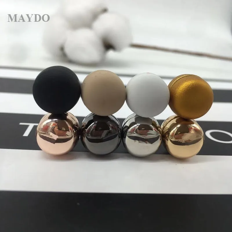 Hijab Brooch Magnet Clip Muslim-Scarf No-Hole-Pins Luxury-Accessory Strong Plating Metal